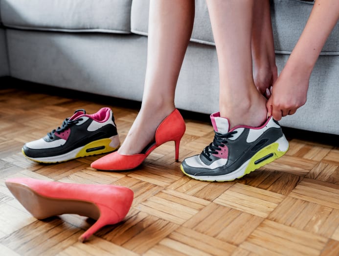 How to comfortably transition from wearing sneakers to high heels These baby steps help ease the pain CNA Lifestyle